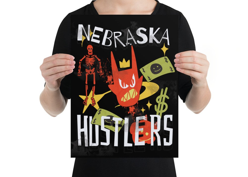 BASQUIAT STYLE POSTER