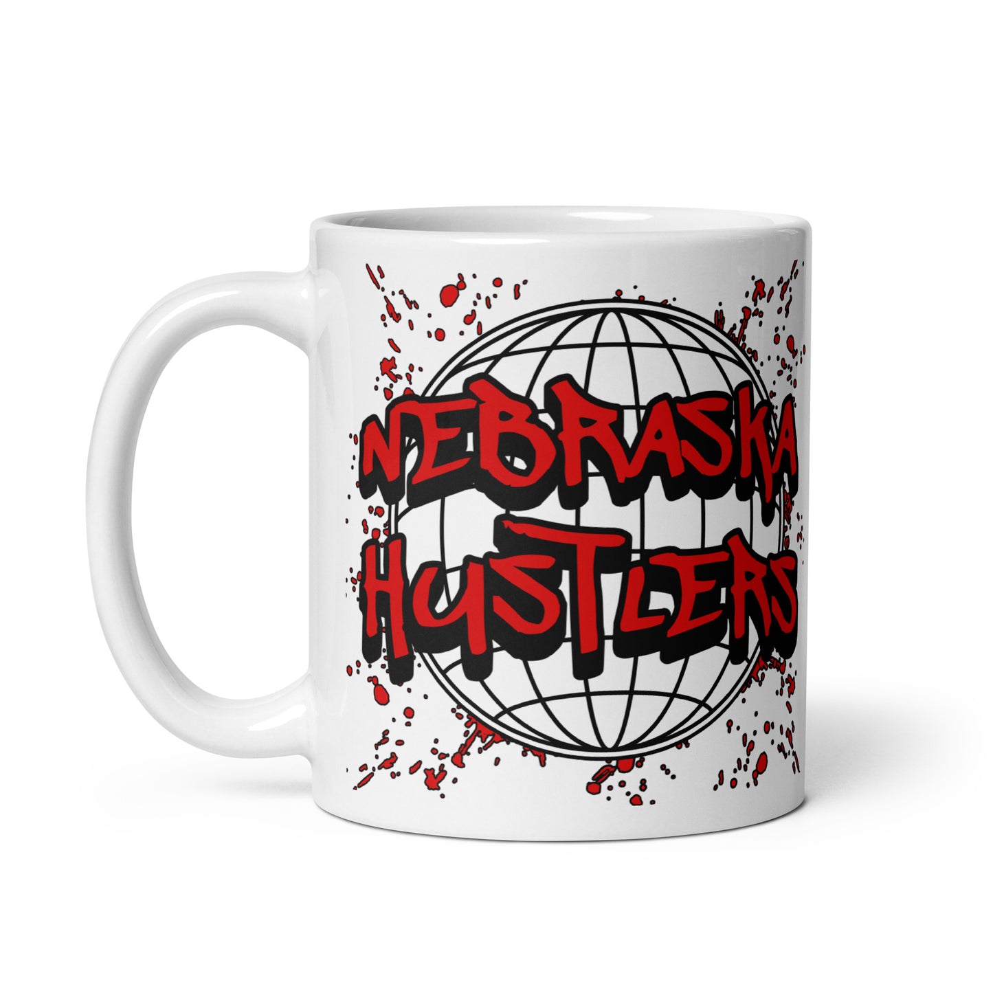 GLOBE SPLATTER MUG